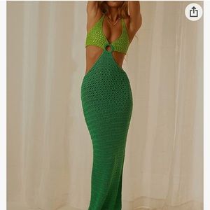 CROCHET DRESS vacay ,date night ,summer special occasion it’s gorgeous USED once